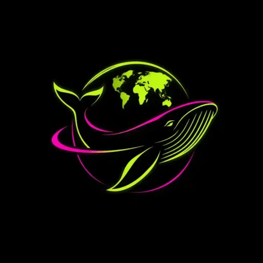 whale with glob logo image by digital strategist in alappuzha chichu