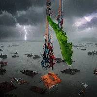Flood related image by digital marketer in alappuzha chichu